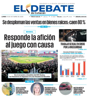 Cover of El Debate de Culiacán