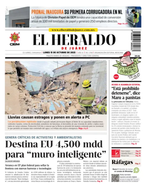 Cover of El Heraldo de Juarez