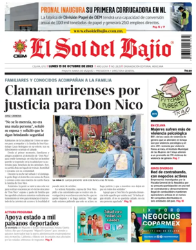 Cover of El Sol de Bajío