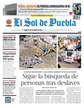 Cover of El Sol de Puebla