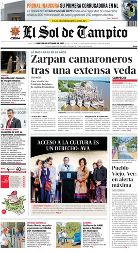 Cover of El Sol de Tampico