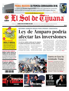 Cover of El Sol de Tijuana