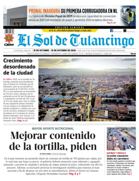 Cover of El Sol de Tulancingo