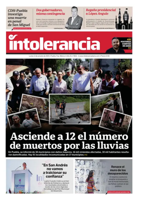 Cover of Intolerancia Diario