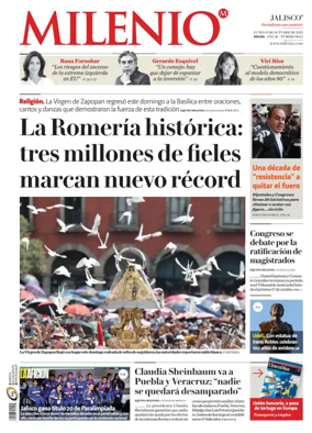 Cover of Milenio Jalisco