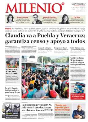 Cover of Milenio Monterrey