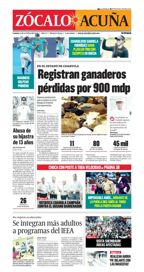 Cover of Zócalo Acuña