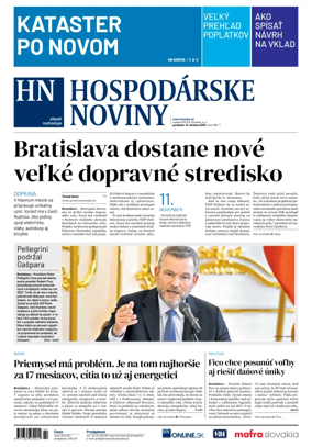 Cover of Hospodárske noviny