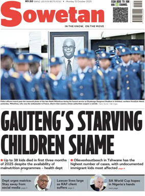 Cover of Sowetan