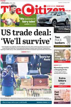 Cover of The Citizen (Gauteng)