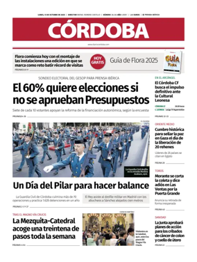 Cover of Diario Córdoba