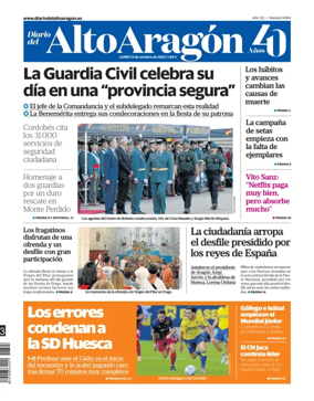 Cover of Diario del Alto Aragón