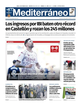 Cover of El Periódico Mediterráneo