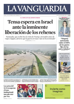 Cover of La Vanguardia