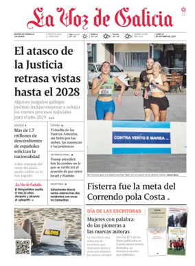 Cover of La Voz de Galicia (Carballo)