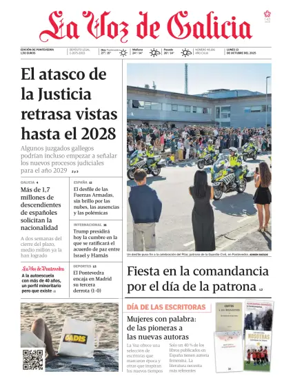 Cover of La Voz de Galicia (Deza)