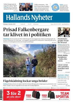 Cover of Hallands Nyheter