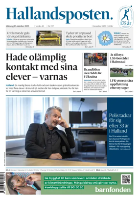 Cover of Hallandsposten