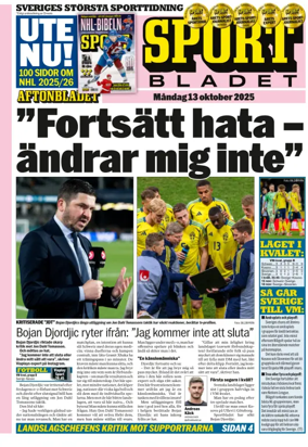 Cover of Sportbladet