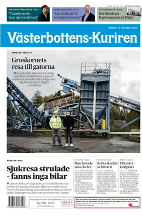 Cover of Västerbottens-Kuriren
