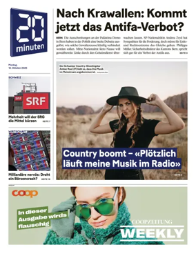 Cover of 20 Minuten - Basel