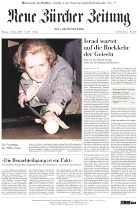 Cover of Neue Zürcher Zeitung