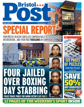 Cover of Bristol Post