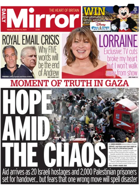Cover of Daily Mirror