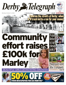 Cover of Derby Telegraph