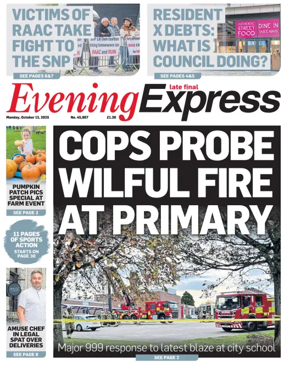 Cover of Evening Express (Extra Edition)