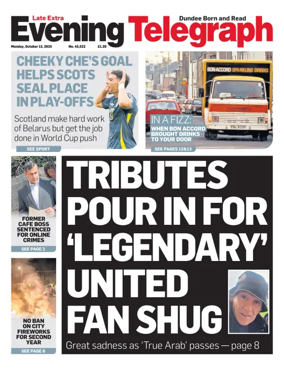 Cover of Evening Telegraph (First Edition)