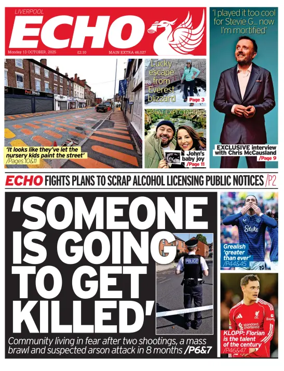 Cover of Liverpool Echo