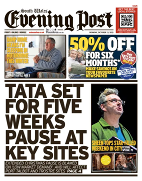 Cover of South Wales Evening Post