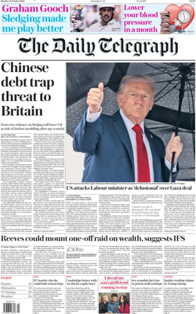 Cover of The Daily Telegraph