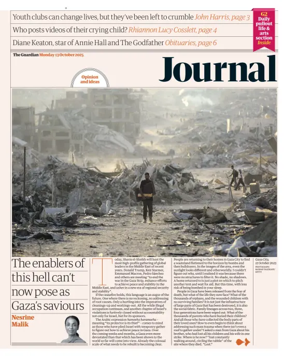Cover of The Guardian e-paper Journal