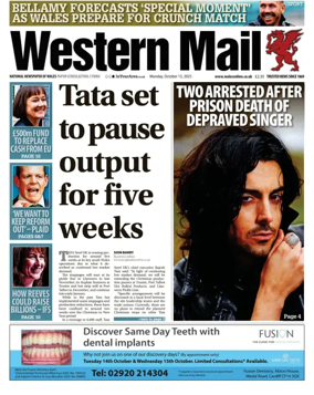 Cover of Western Mail