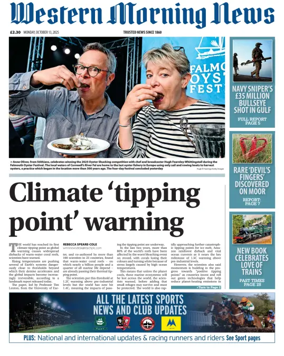 Cover of Western Morning News