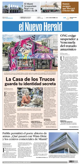 Cover of El Nuevo Herald