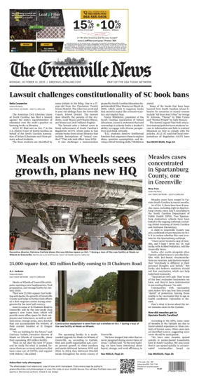 Cover of The Greenville News