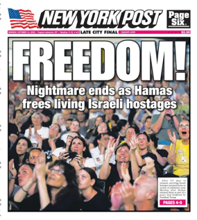 Cover of New York Post