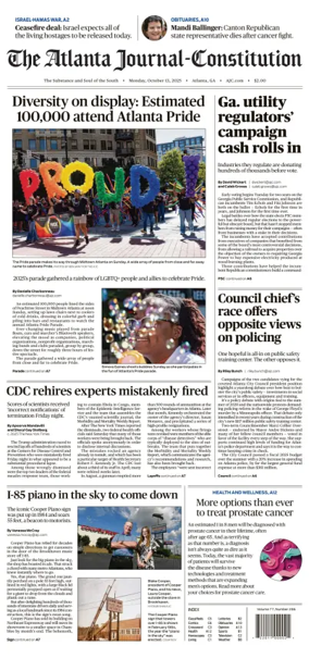 Cover of The Atlanta Journal-Constitution