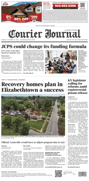 Cover of The Courier-Journal (Louisville)