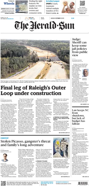 Cover of The Herald Sun