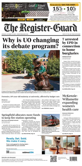 Cover of The Register-Guard