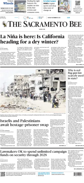 Cover of The Sacramento Bee