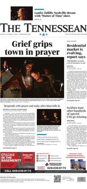 Cover of The Tennessean