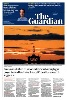 Cover of The Guardian Australia