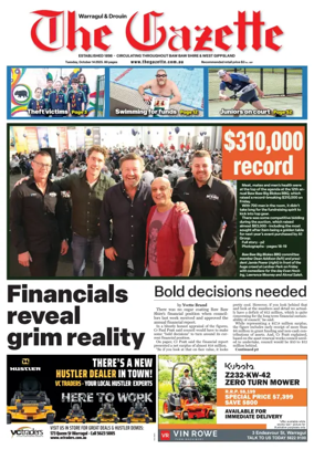 Cover of Warragul & Drouin Gazette