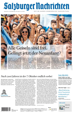 Cover of Salzburger Nachrichten
