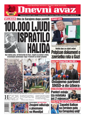 Cover of Dnevni avaz